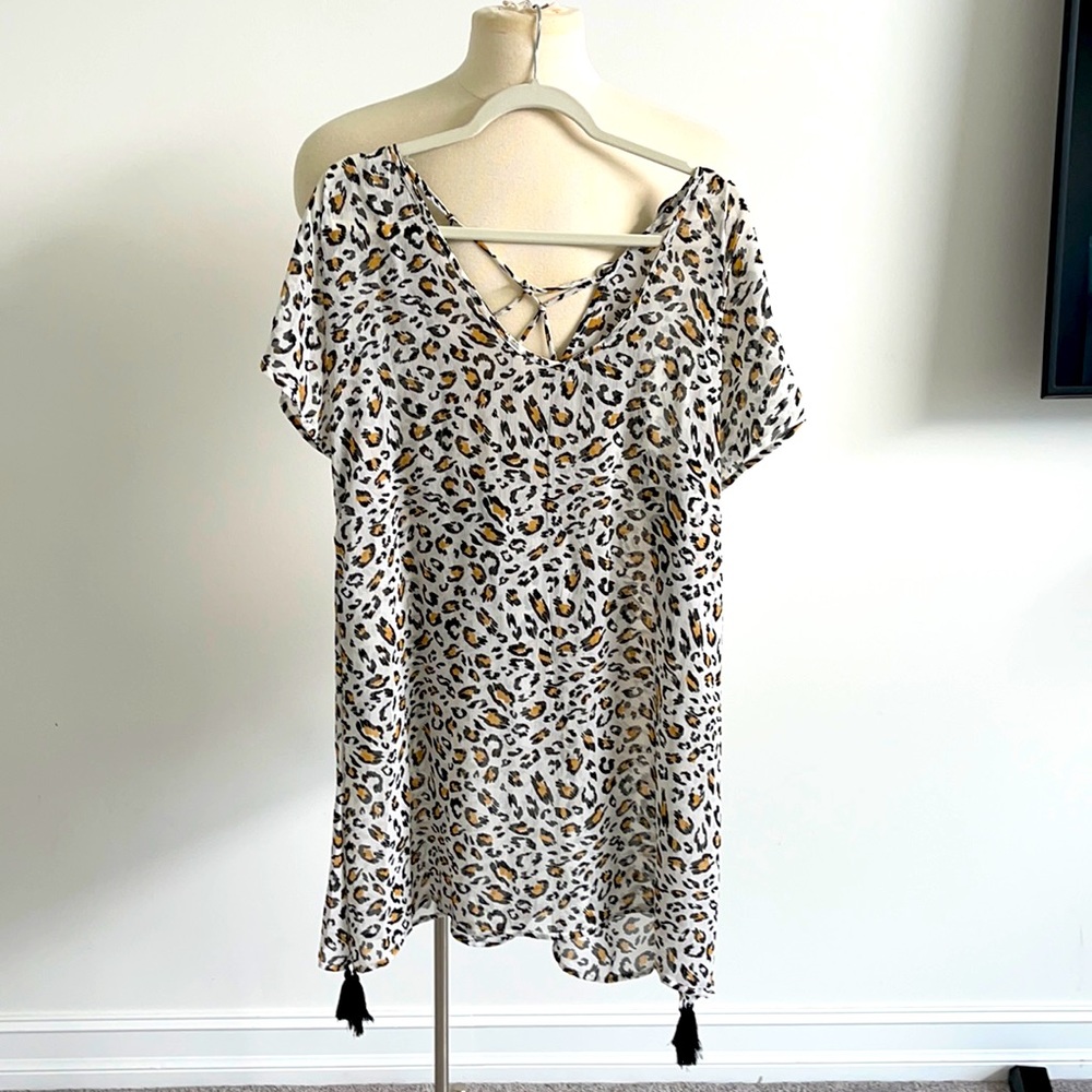 New! Leopard cover-up